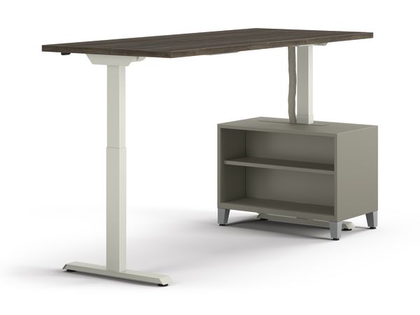 Contain Integrated HAT Open Shelf Credenza