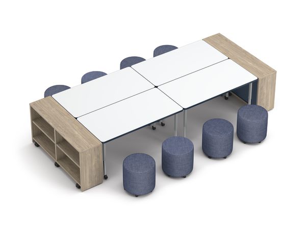 Storyline storage with Flock minis and Build table.