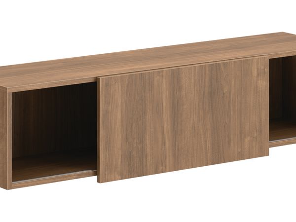 Overhead Cabinet with Wall Bracket with One Sliding Door