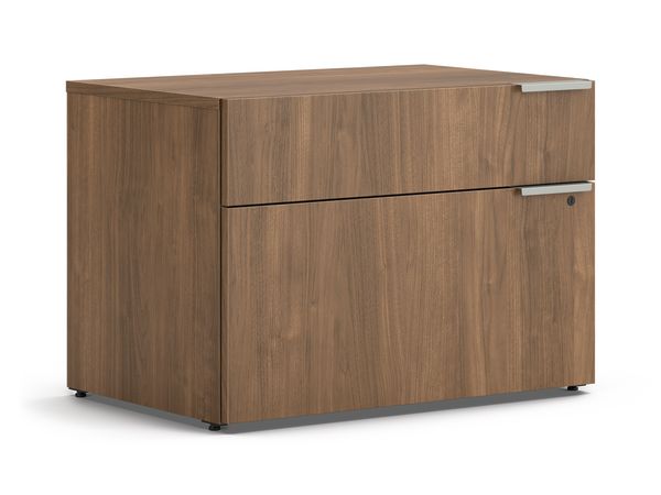 Low Credenza, 1 File/1 Box, Footed