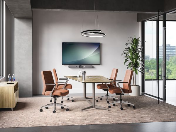 Preside Conference Table with Cofi Exectuive Chairs.