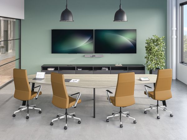 Preside Conference Table with Cofi Exectuive Chairs.