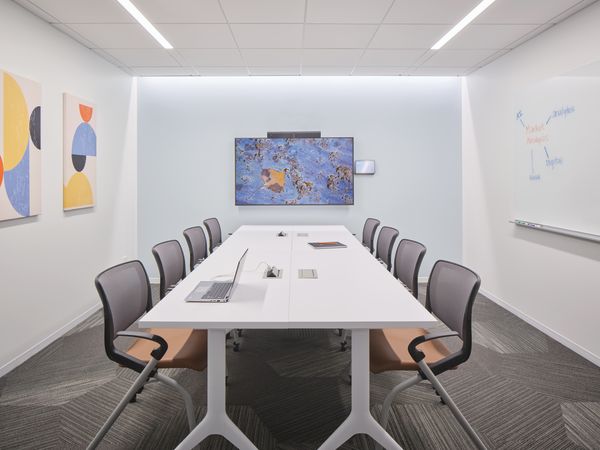 Training room with Motivate table and Motivate chairs