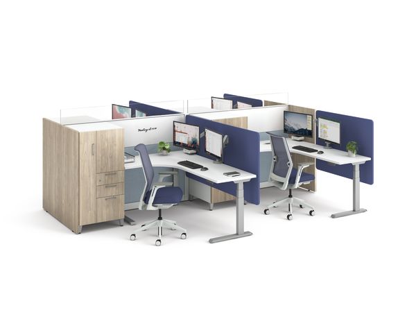 Abound workstation with Cipher seating