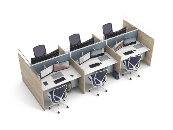 Abound touchdown station with Flexion seating