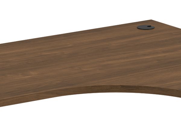 Corner cove worksurface
