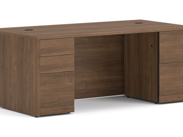 10500 Series Double Pedestal Desk in  Laminate.