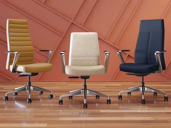 Cofi chairs in executive high-back and managerial back