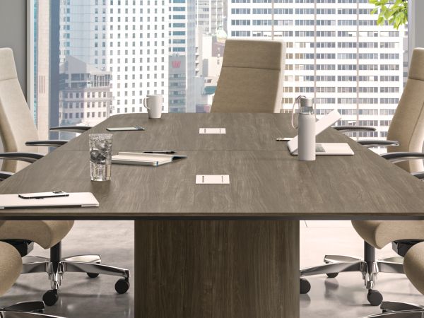 Preside Conference Table with Ignition 2.0 Task Seating.