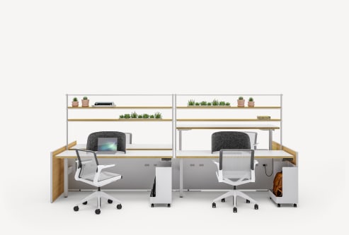 Allsteel desk on sale
