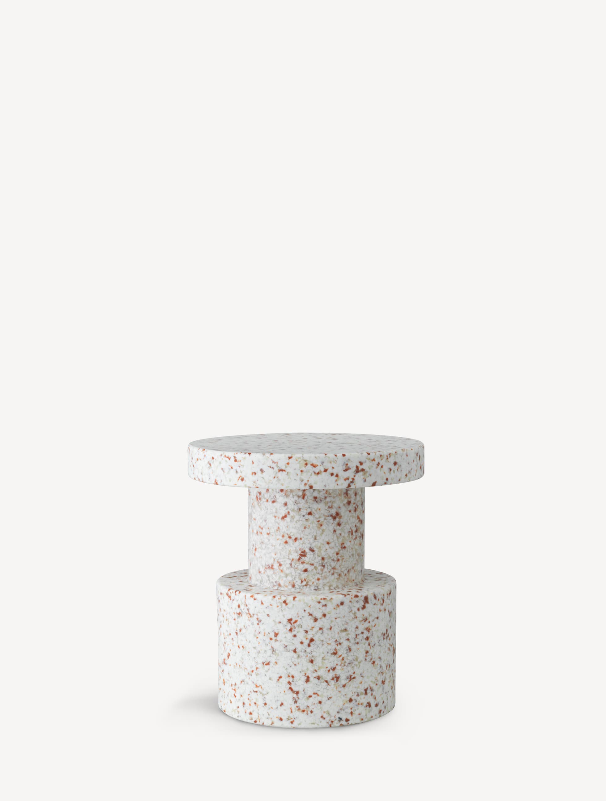 Normann Copenhagen Bit stool / table in white multi polyethylene.