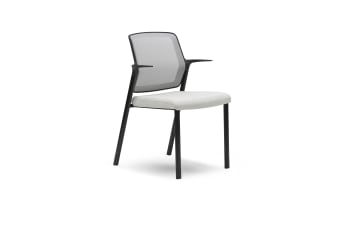 Allsteel, The Lyric work chair provides a multitude of choices, including three control types, two frame colors, six mesh