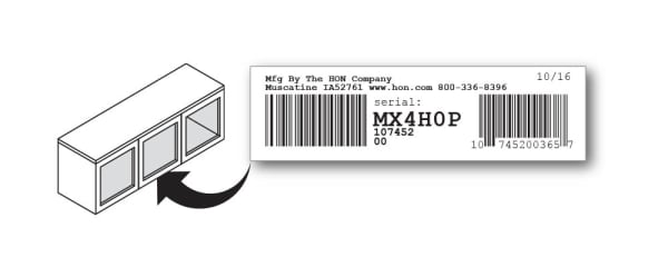 Serial Number Locator Chairs