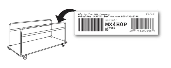 Serial Number Locator Chairs