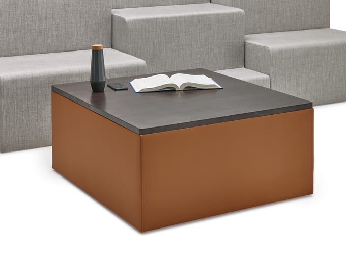 Rise Full Ottoman Wood Top Typical