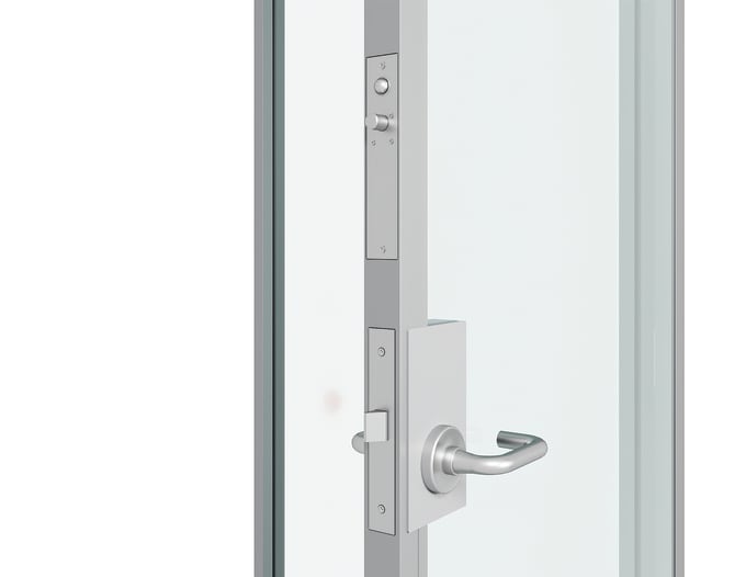 Swing Door Mortise Leverset with Return Lever