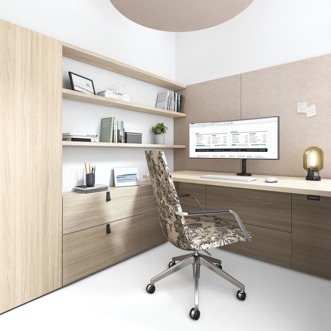 Gunlocke Silea Modern Leader Multifunction Office