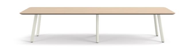 Admix built-up rounded rectangle meeting table