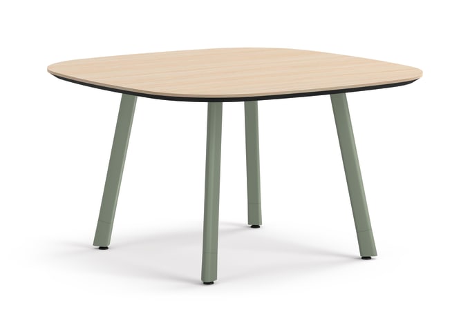 Admix built-up rounded square seated height table