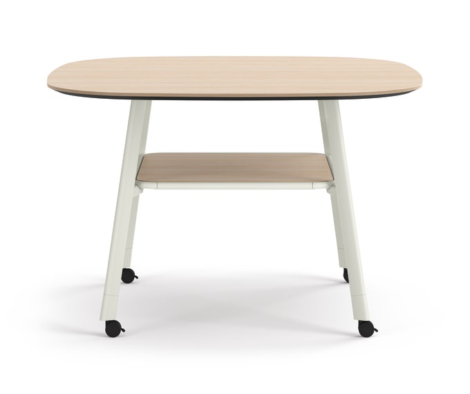 Admix built-up continental-height meeting table