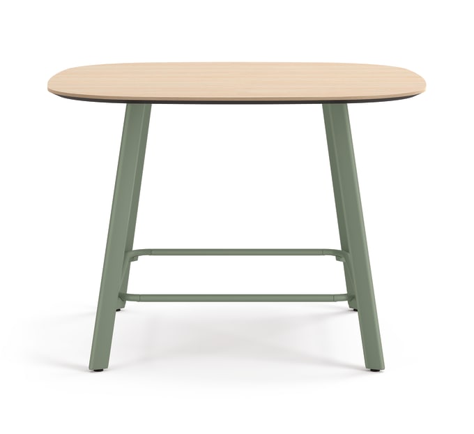 Admix built-up rounded square bar-height table