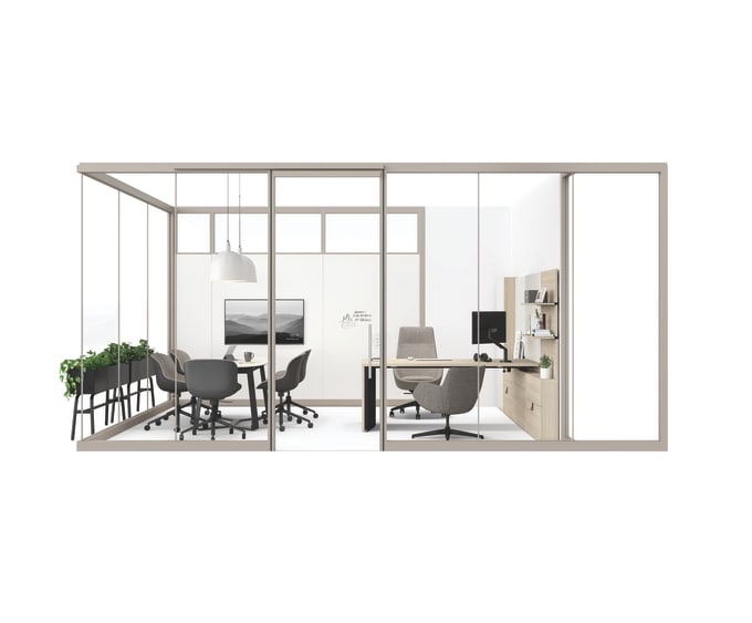 Gunlocke Silea Modern Leader Multifunction Office