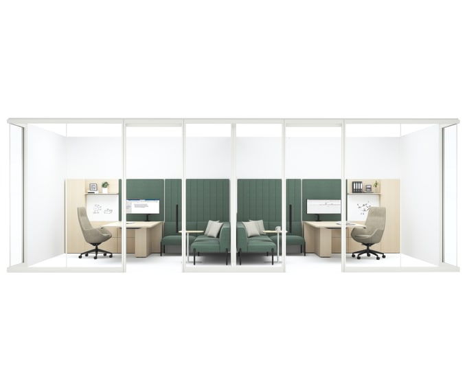 Gunlocke Silea Modern Leader Multifunction Office