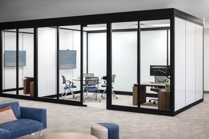 Allsteel Beyond Architectural Walls Private Office with Technology Integration