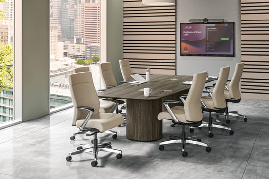 Preside Conference Table with Ignition 2.0 Task Seating.