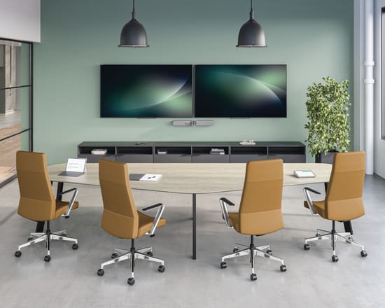 Preside Conference Table with Cofi Exectuive Chairs.