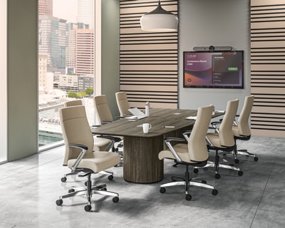Preside Conference Table with Ignition 2.0 Task Seating.