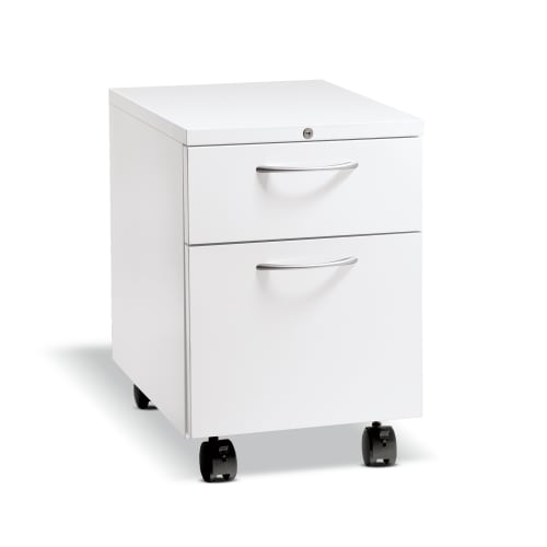 Flagship mobile pedestal in Designer White