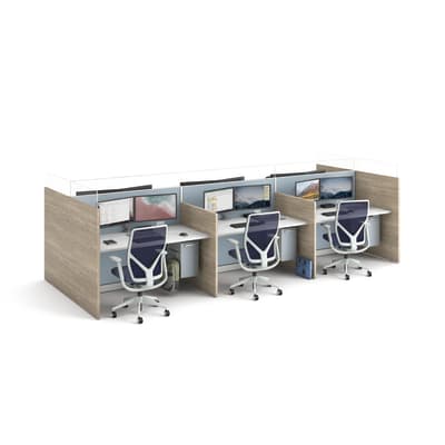 Abound touchdown station with Flexion seating