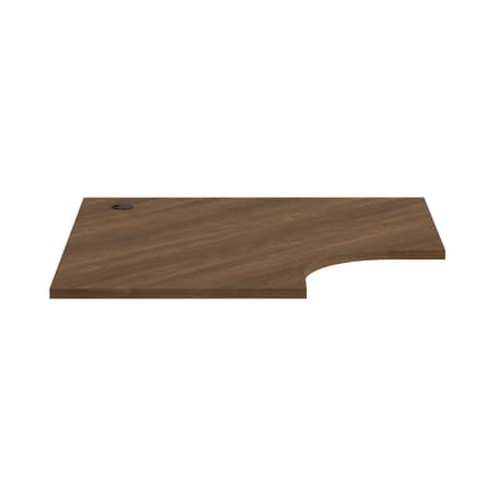 Corner Worksurface with curved user edge