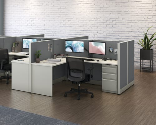 Accelerate workstations with Convergence seating and Brigade storage.