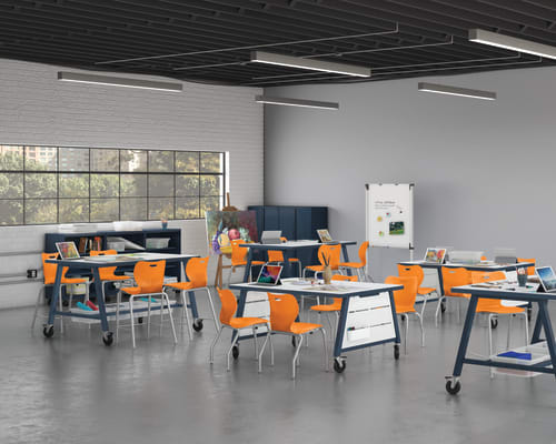 Build Tables with SmartLink Seating and Storage.