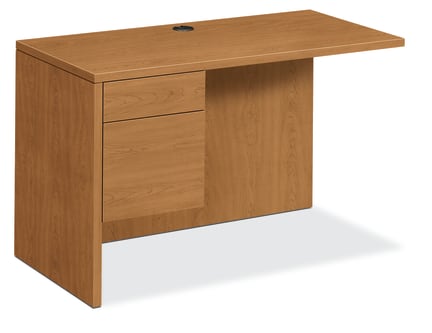 HON 10500 Series Return | 1 Box  1 File Drawer | 48W | Harvest Finish