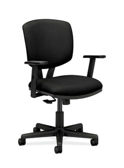 HON Volt Task Chair | SynchroTilt | Adjustable Arms | Black Fabric