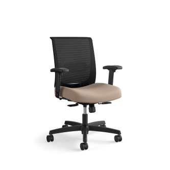 HON Convergence Task Chair | SynchroTilt With Seat Slide Control | Height and WidthAdjustable Arms | Morel Fabric