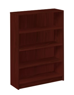 HON 1870 Series Bookcase | 4 Shelves | 36W | Mahogany Finish