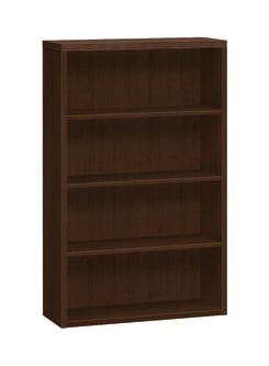 HON Valido Bookcase | 4 Shelves | 36W | Mocha Finish