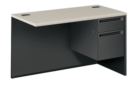 HON 38000 Series Right Return GrayCharcoal