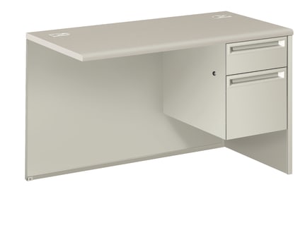 HON 38000 Series Right Return GrayLight Gray