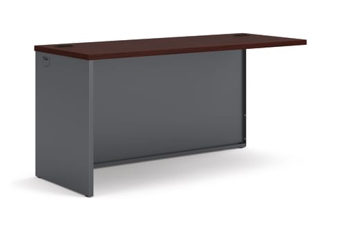 HON 38000 Series Left Return Shell MahoganyCharcoal