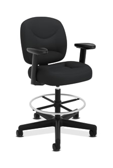 HON ValuTask LowBack Task Stool Black