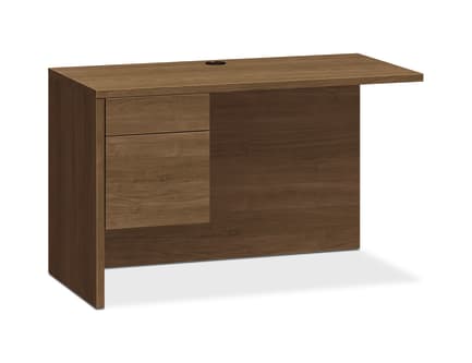 HON 10500 Series Return | 1 Box  1 File Drawer | 48W | Pinnacle Finish