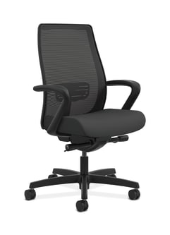 HON Endorse Mesh MidBack Task Chair | BuiltIn Lumbar | SynchroTilt Seat Glide | Iron Ore Fabric