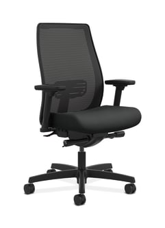 HON Endorse Mesh MidBack Task Chair | BuiltIn Lumbar | SynchroTilt Seat Glide | Charcoal Fabric