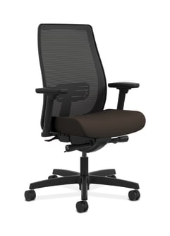 HON Endorse Mesh MidBack Task Chair | BuiltIn Lumbar | SynchroTilt Seat Glide | Espresso Fabric
