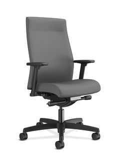 HON Ignition 20 MidBack Upholstered Task | Advanced SynchroTilt | Adjustable Arms | Frost Fabric | Adjustable Lumbar